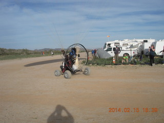 Motown - Arizona Flying Circus - preparing for my powered-parachute ride