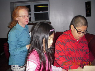 542 8k8. Betsy, Cecelia, Gaby, and cake