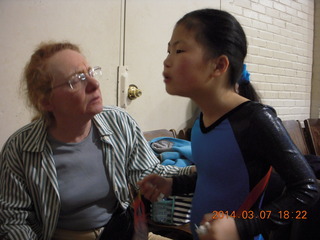 547 8kc. Cecelia gymnastic event - Betsy and Cecelia
