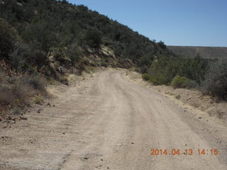 Bagdad hike (my old running loop) - fishing sign