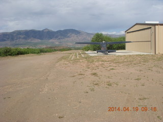 Bouquet Ranch - hangar and runway