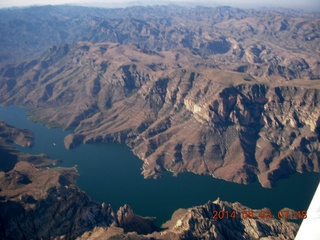 aerial - flying to Double Circle Ranch