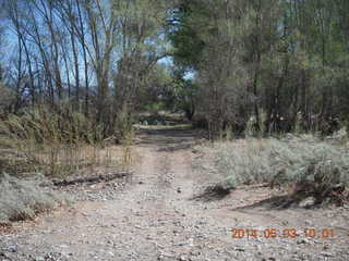 Double Circle Ranch run - Adam running