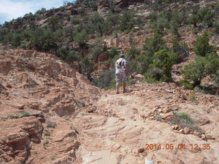 Canyon de Chelly - Spider Rock hike - Adam