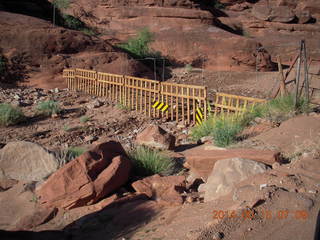 58 8mf. Potash Road drive - fence to Canyonlands National Park