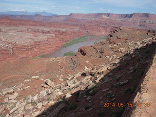 Canyonlands National Park - White Rim Road drive - Colorado River viewpoint