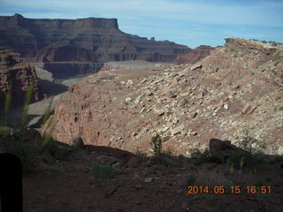 Canyonlands National Park - White Rim Road drive - Colorado River viewpoint