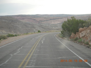 11 8mg. Arches National Park drive