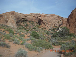 20 8mg. Arches National Park - Devil's Garden hike - Landscape Arch