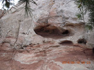 63 8mg. Arches National Park - Devil's Garden hike - Dark Angel up close