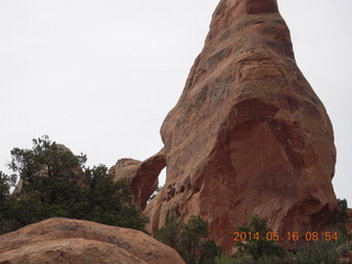 77 8mg. Arches National Park - Devil's Garden hike - Double O Arch