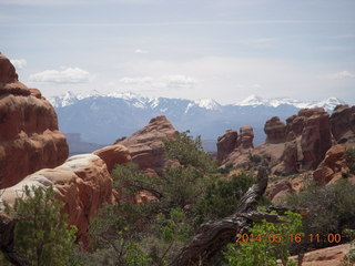 123 8mg. Arches National Park - Devil's Garden hike - LaSalle Mountains