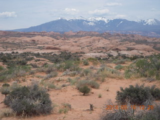 148 8mg. Arches National Park drive - petrified sand dunes