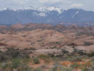 149 8mg. Arches National Park drive - petrified sand dunes