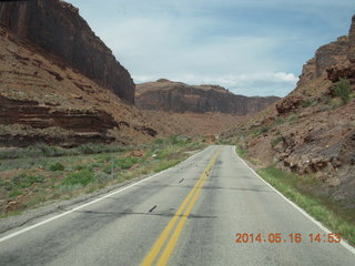 183 8mg. drive to Fisher Tower along highway 128