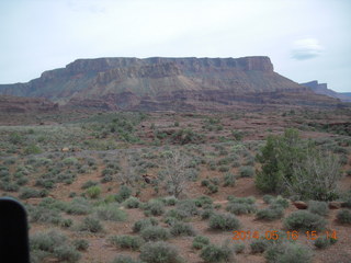 199 8mg. drive to Fisher Tower along dirt road