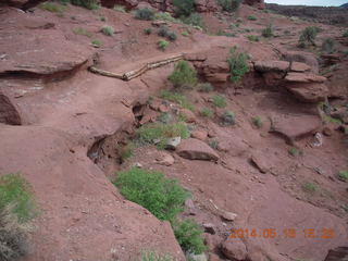 210 8mg. Fisher Tower hike