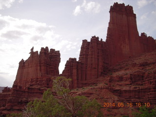 260 8mg. Fisher Tower hike