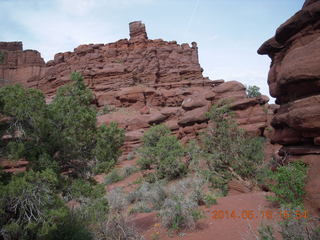 324 8mg. Fisher Tower hike