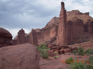 333 8mg. Fisher Tower hike