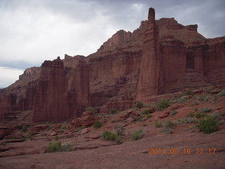 355 8mg. Fisher Tower hike