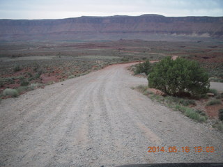 400 8mg. drive back on dirt road from Fisher Tower