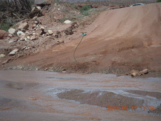 Onion Creek drive - the creek with funny thing sticking up