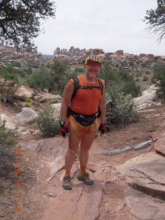 2392 8mj. Canyonlands National Park - Needles - Elephant Hill + Chesler Park hike - Adam