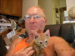 151 8p4. Adam and kitten Max