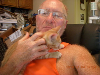 153 8p4. Adam and kitten Max