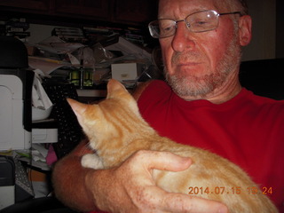 274 8pf. Adam and my kitten Max