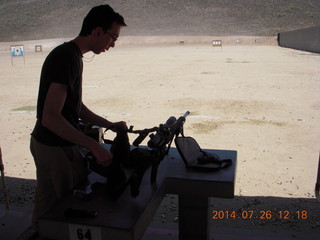 Brian at Ben Avery shooting range