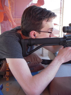 Brian at Ben Avery shooting range