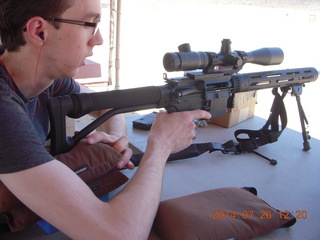 Brian at Ben Avery shooting range