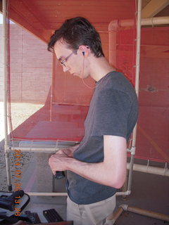 Adam at Ben Avery shooting range