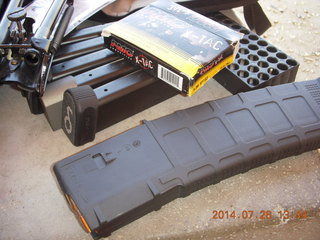 Adam at Ben Avery shooting range