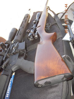 Adam at Ben Avery shooting range