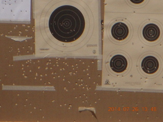 targets at Ben Avery shooting range