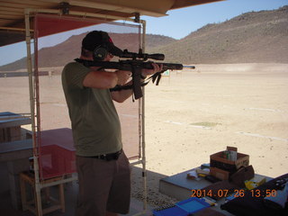 Brian at Ben Avery shooting range