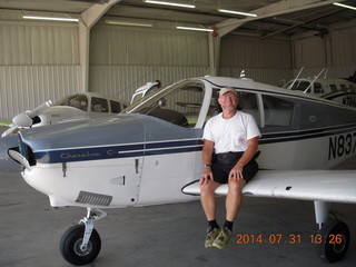 1429 8px. Adam and N8377W at Beegles Aircraft at Greeley (GXY)