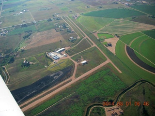 138 8q1. aerial - Easton Valley (11V) airport in Colorado