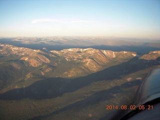 139 8q2. aerial - Colorado - Rocky Mountains - Rollins Pass