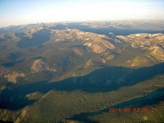 140 8q2. aerial - Colorado - Rocky Mountains - Rollins Pass