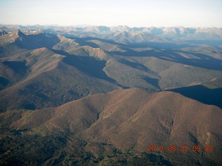 148 8q2. aerial - Colorado - Rocky Mountains