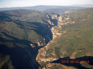 168 8q2. aerial - Colorado - Rocky Mountains - along I-70