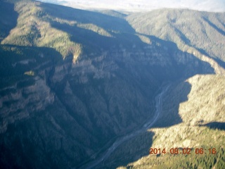 169 8q2. aerial - Colorado - Rocky Mountains - along I-70