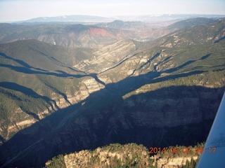 171 8q2. aerial - Colorado - Rocky Mountains - along I-70