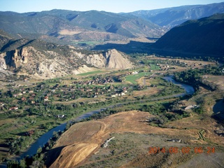 174 8q2. aerial - Colorado - Rocky Mountains - along I-70