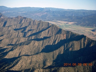 187 8q2. aerial - western Colorado - Glenwood Springs area