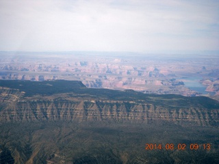 185 8q2. aerial - Lake Powell - Kaiparowits Plateau